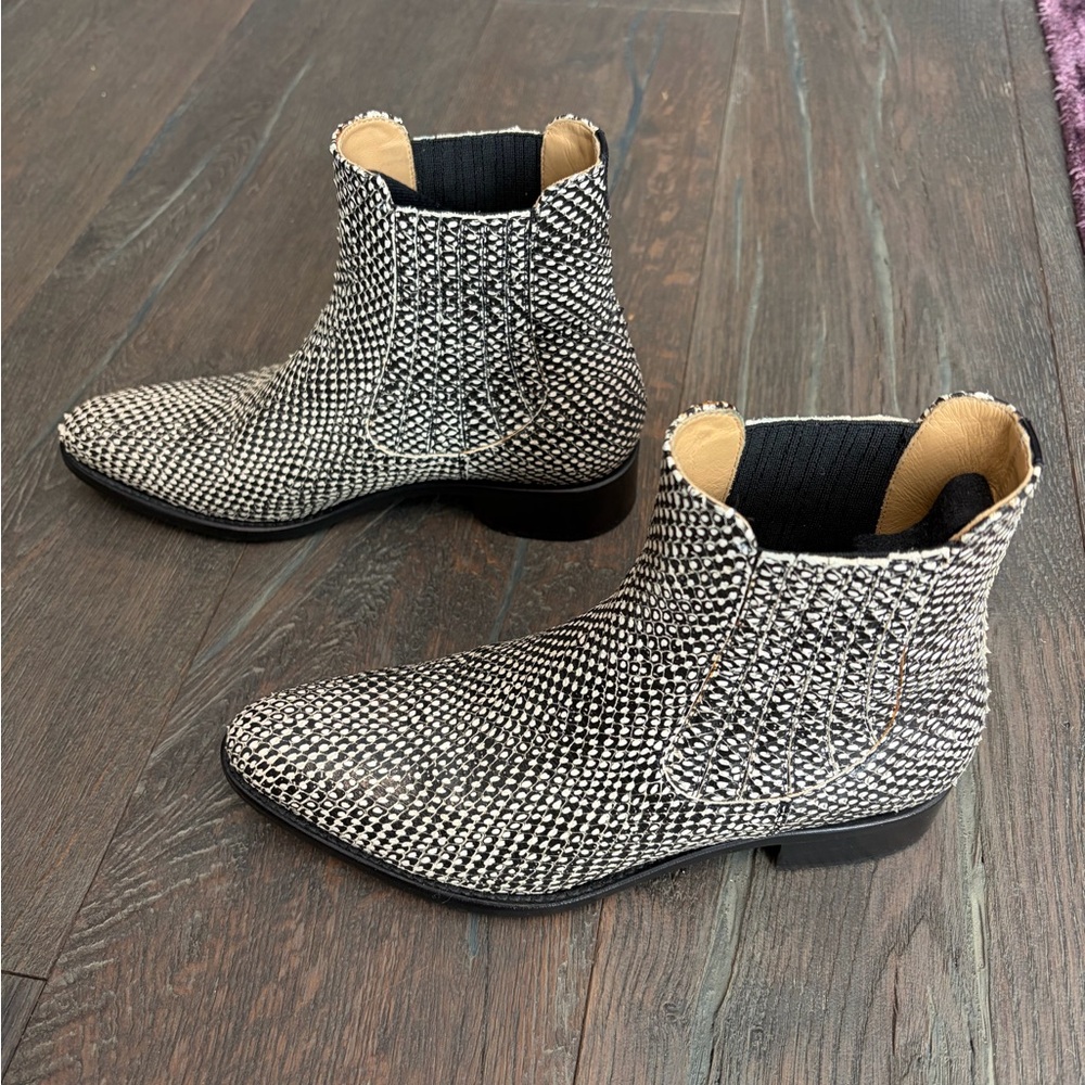 Mr Jagger The Office of Angela Scott Snake Ankle Boots 38.5